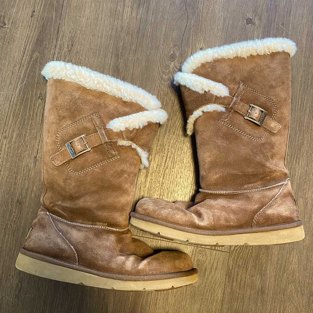 Tall Buckle Ugg Boots